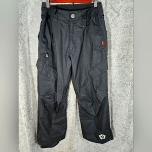 Sessions Achilles Snowboard ski snow Pants mens size xs black extra small